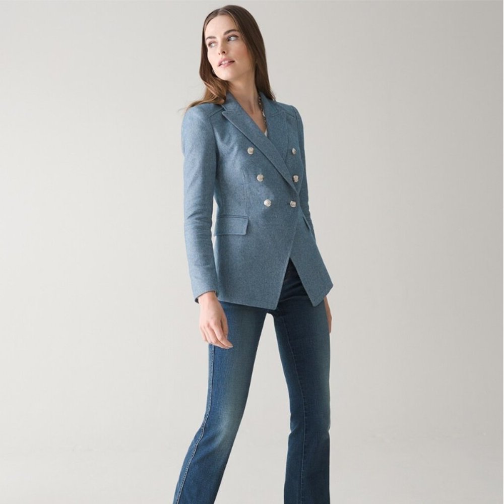 WHBM Tweed Studio Blazer